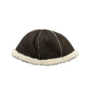 Celtic & Co. Leather Sherpa Winter Hat
